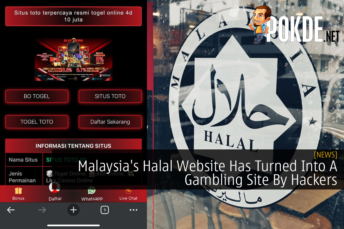 Malaysia's Halal Website Has Turned Into A Gambling Site By Hackers - 37